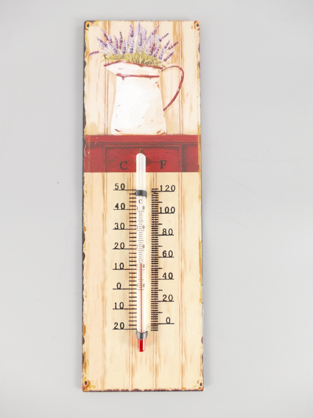 Thermometer Antik Eisen H.25x8cm