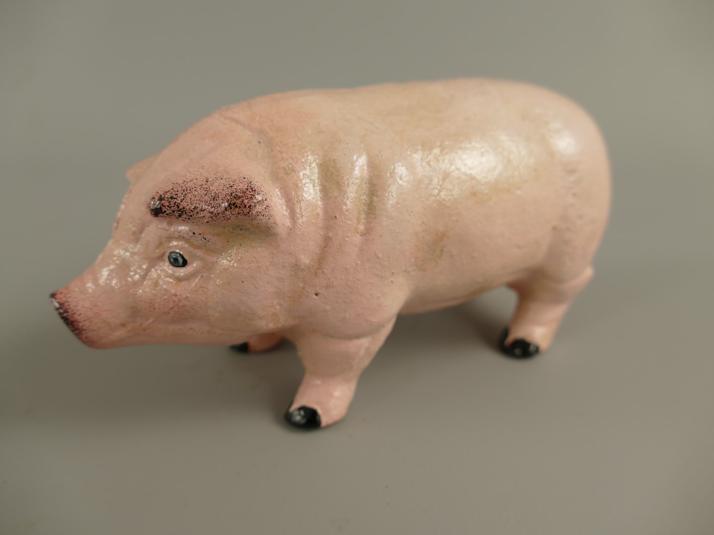 Schwein mini Eisen ROSA L.15x7cm