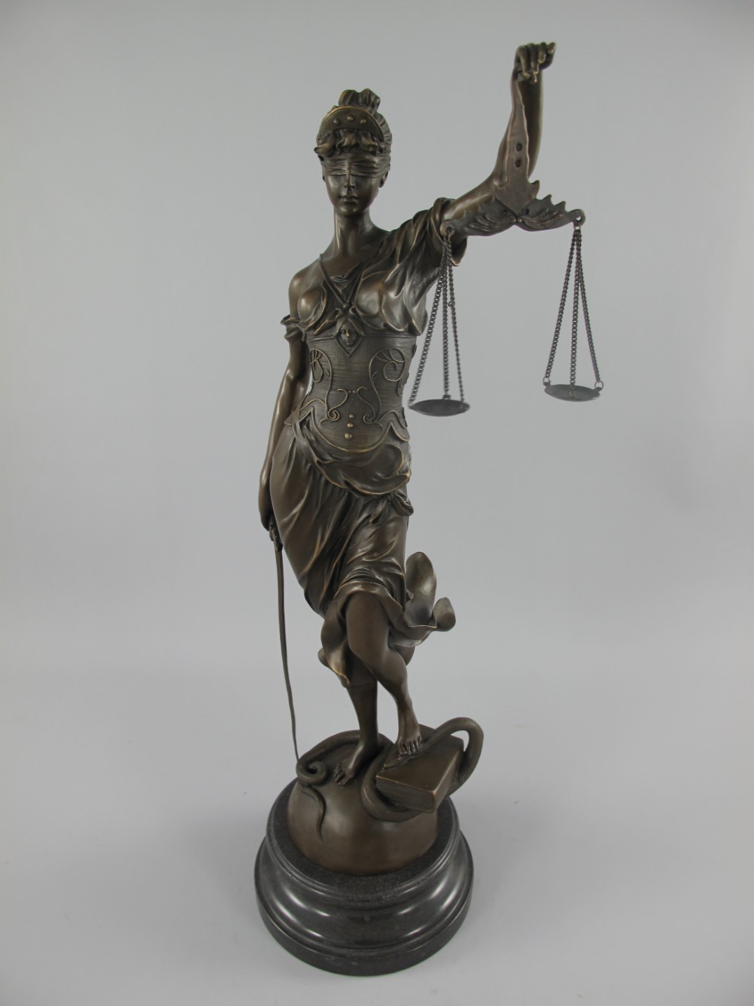 Justitia Bronze H.65x27cm