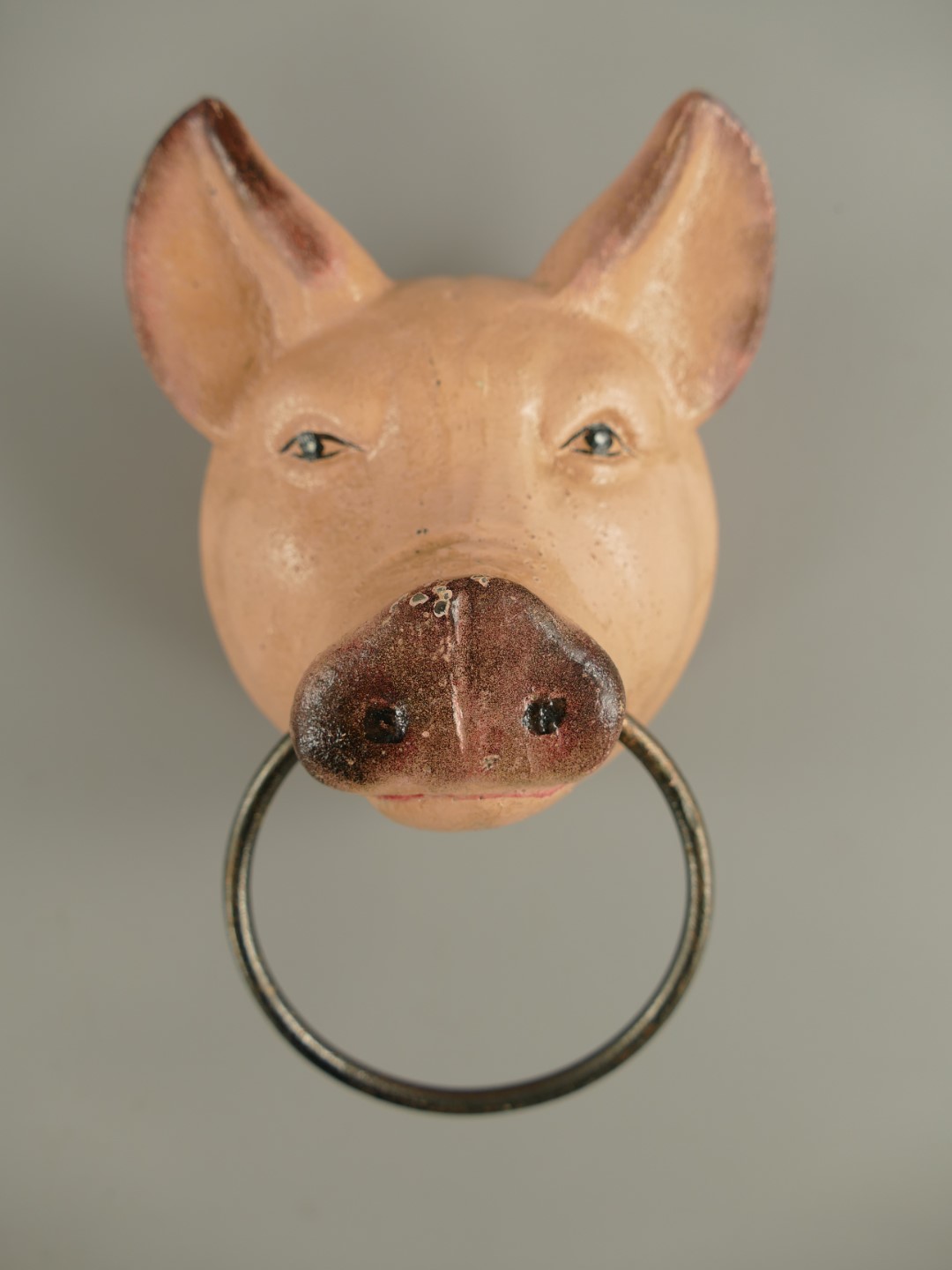 Eisen Schweinekopf H.22x15cm