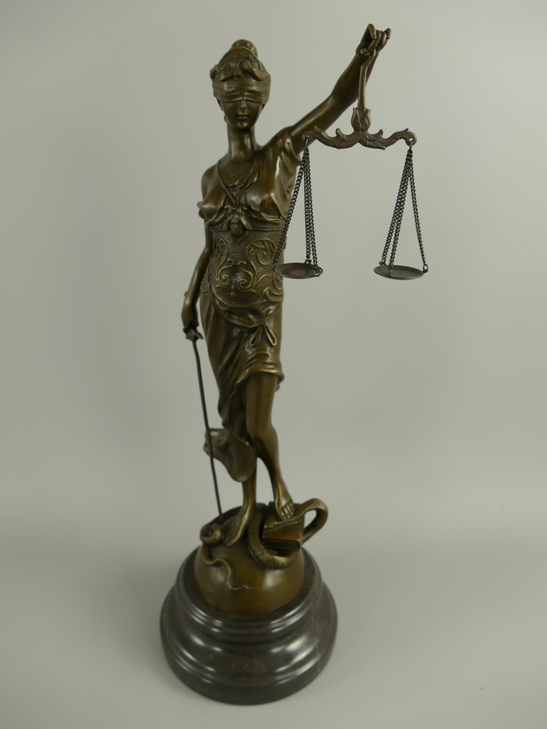 Justitia Bronze H.47x20cm