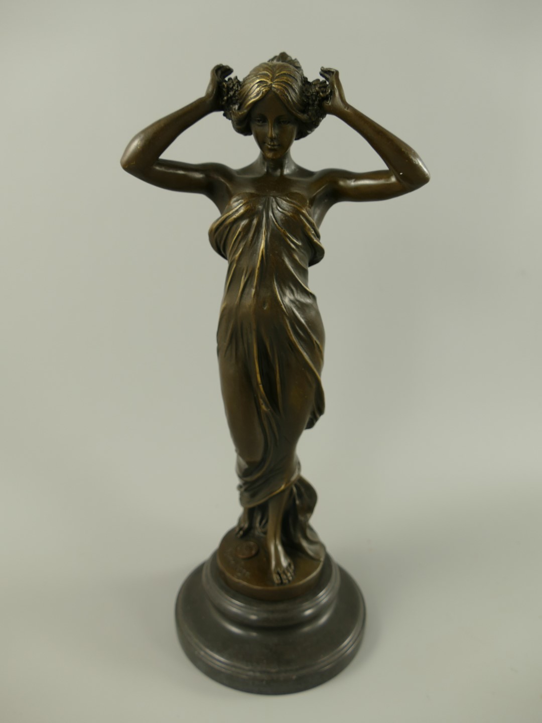 Figur Bronze Frau H.35x15cm