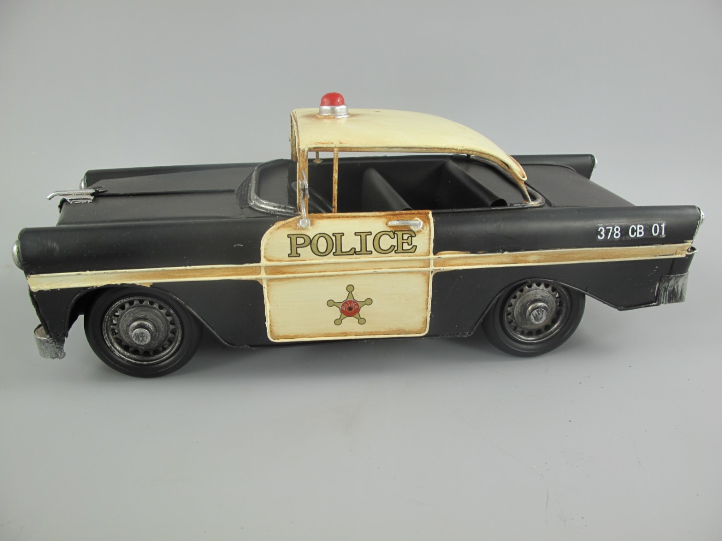 Auto POLICE Antik Eisen L.32x12x13cm