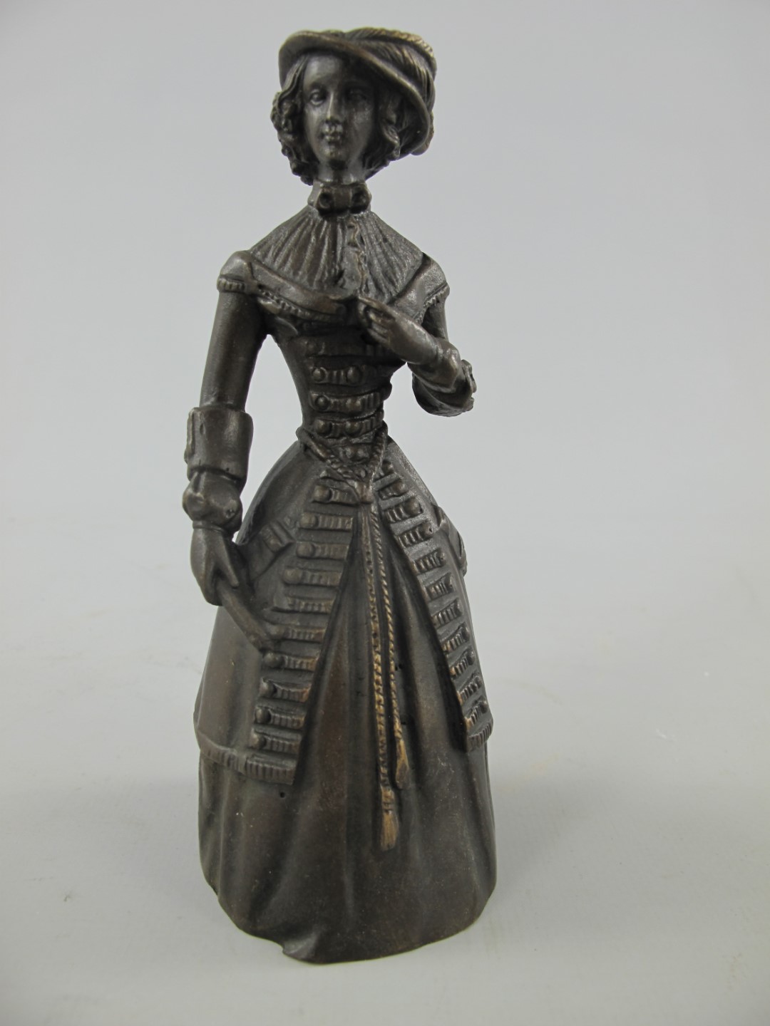 Tischglocke LADY Bronze!!! H.14x6cm